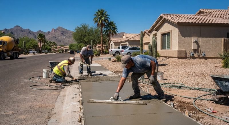 Concrete Contracting project in Maricopa